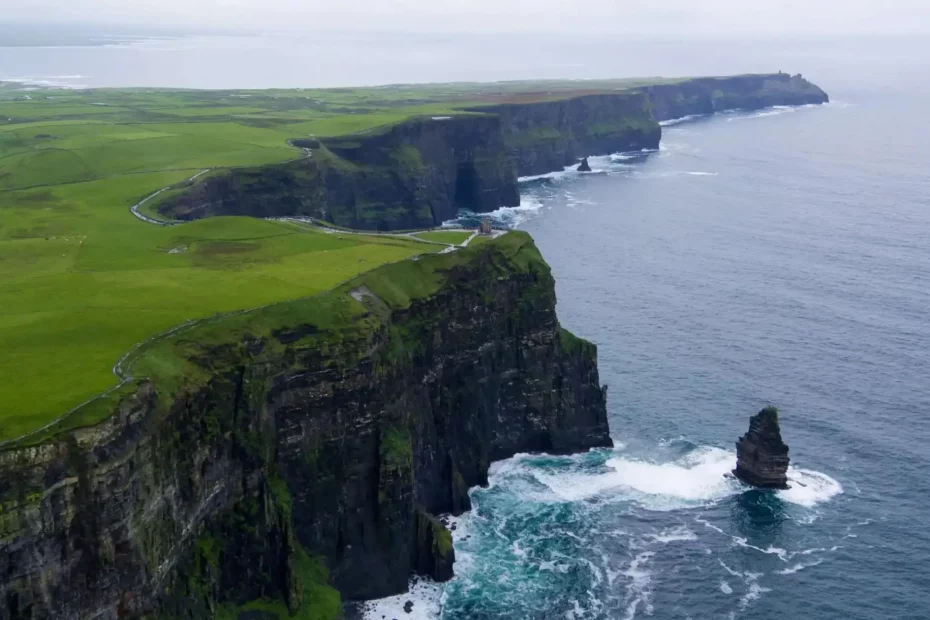 Falaise en Irlande