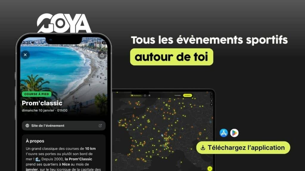 Application goya pour retrouver tous les évènements sportifs dans le monde